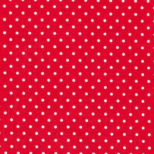 Fabric Traditions Red Polka Dot Cotton Fabric