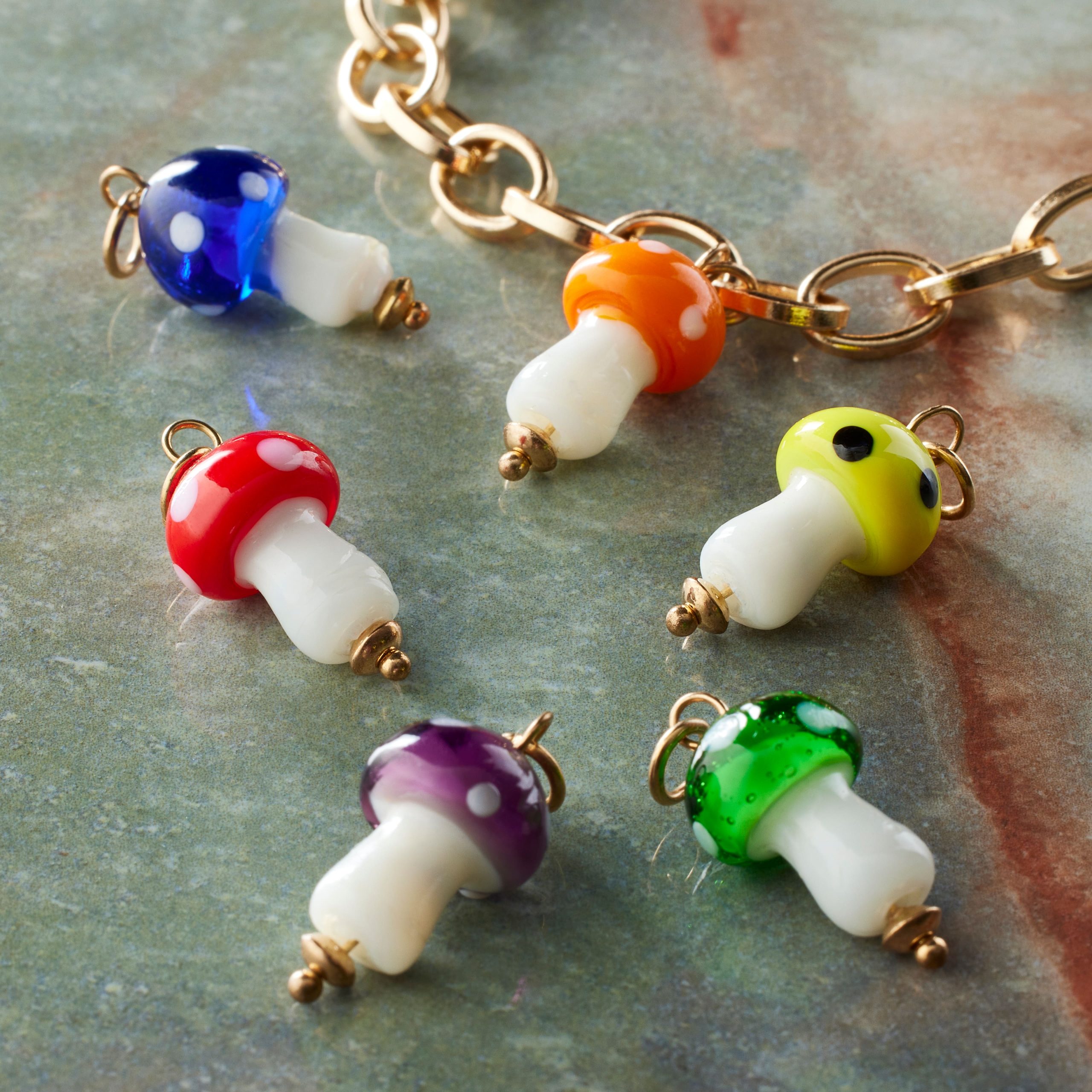 Glass Mushroom Charms by Bead Landing™ - Image 2