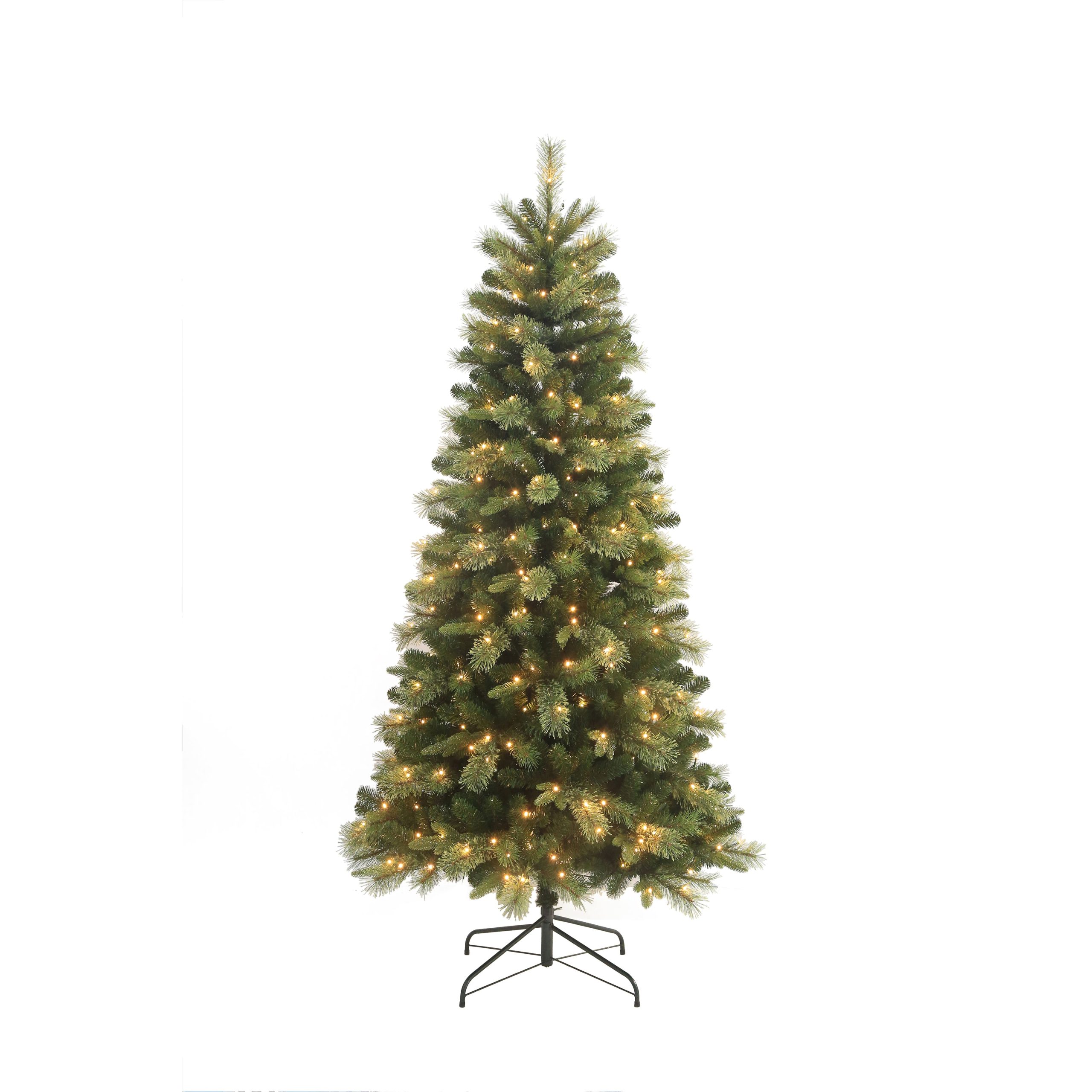 7ft. Pre-Lit Gilded Spruce Artificial Christmas Tree, Warm White LED Lights by Ashland® - Image 4