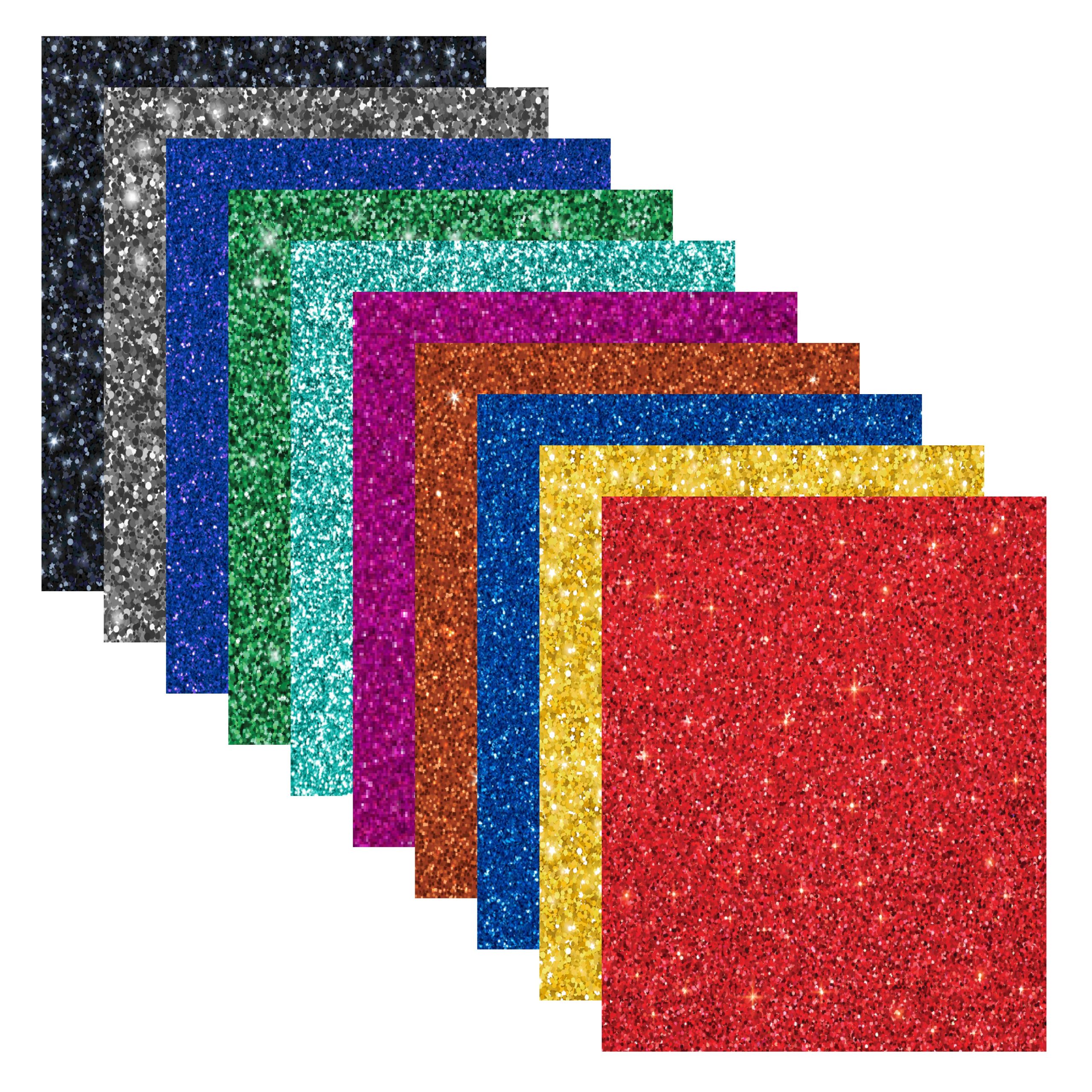 Royal Brites® 11" x 14" Glitter Project Paper Pack - Image 2