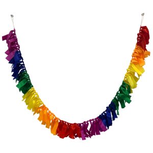 6ft. Rainbow Ribbon Garland by Celebrate It™