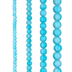 Matte Glass Round Beads by Bead Landing™