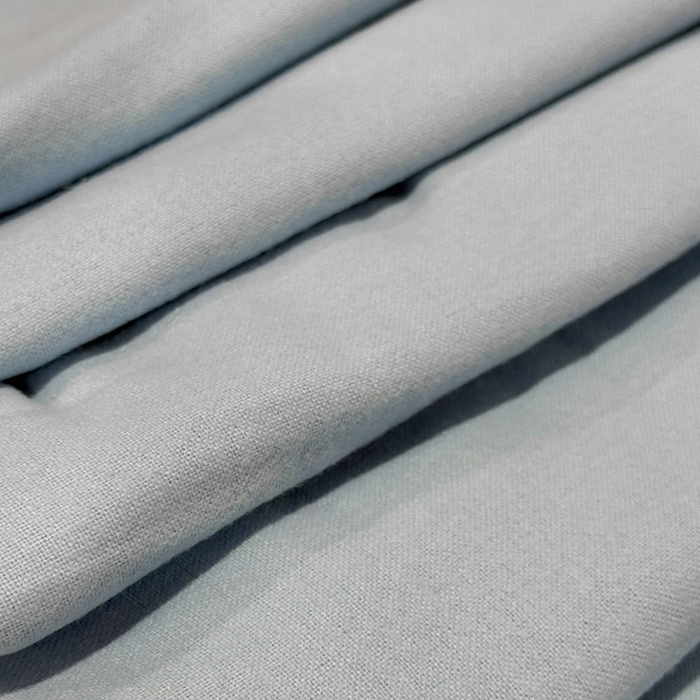 Feldman Medium Blue Cotton Flannel Fabric