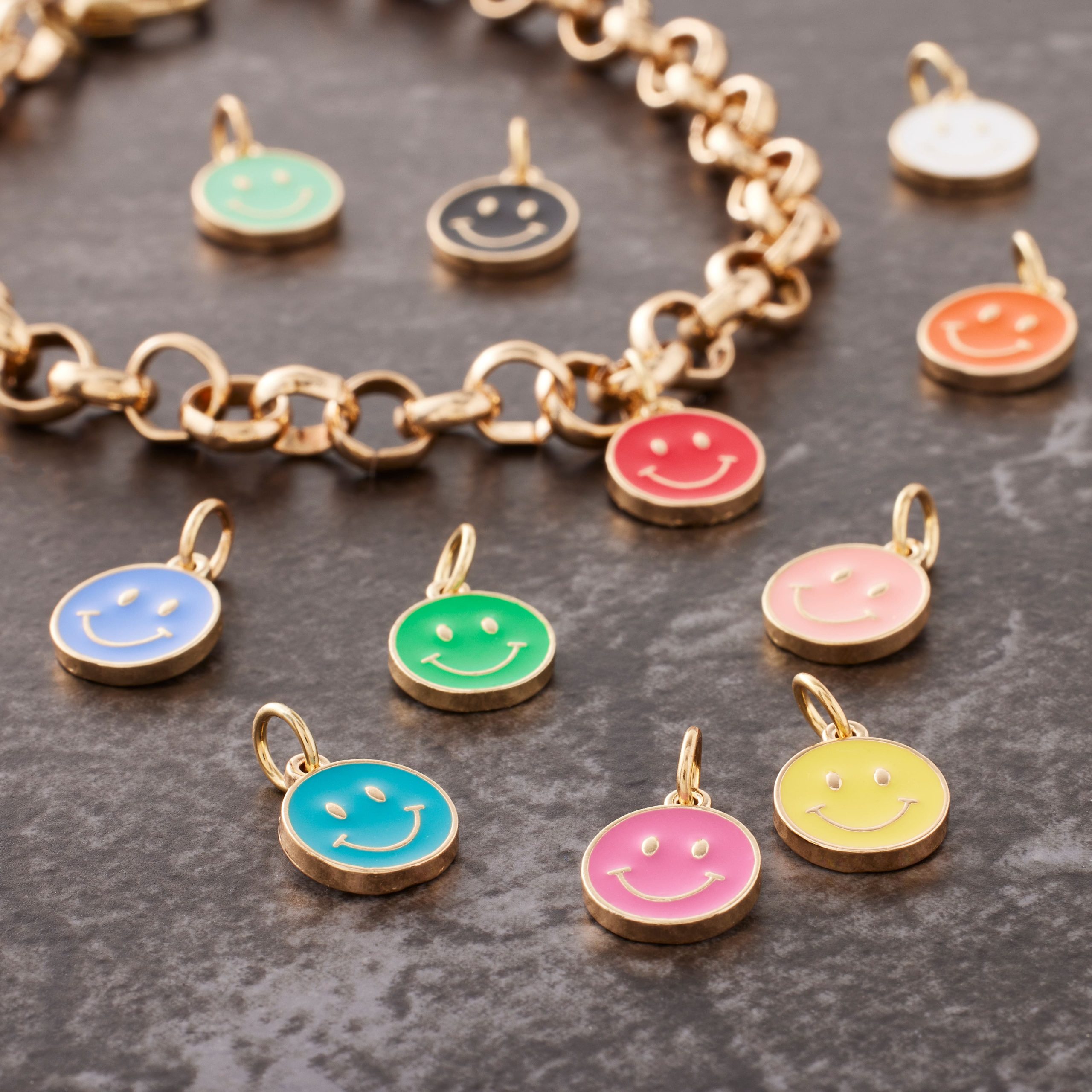 Enamel Smiley Face Charm Mix by Bead Landing™ - Image 2