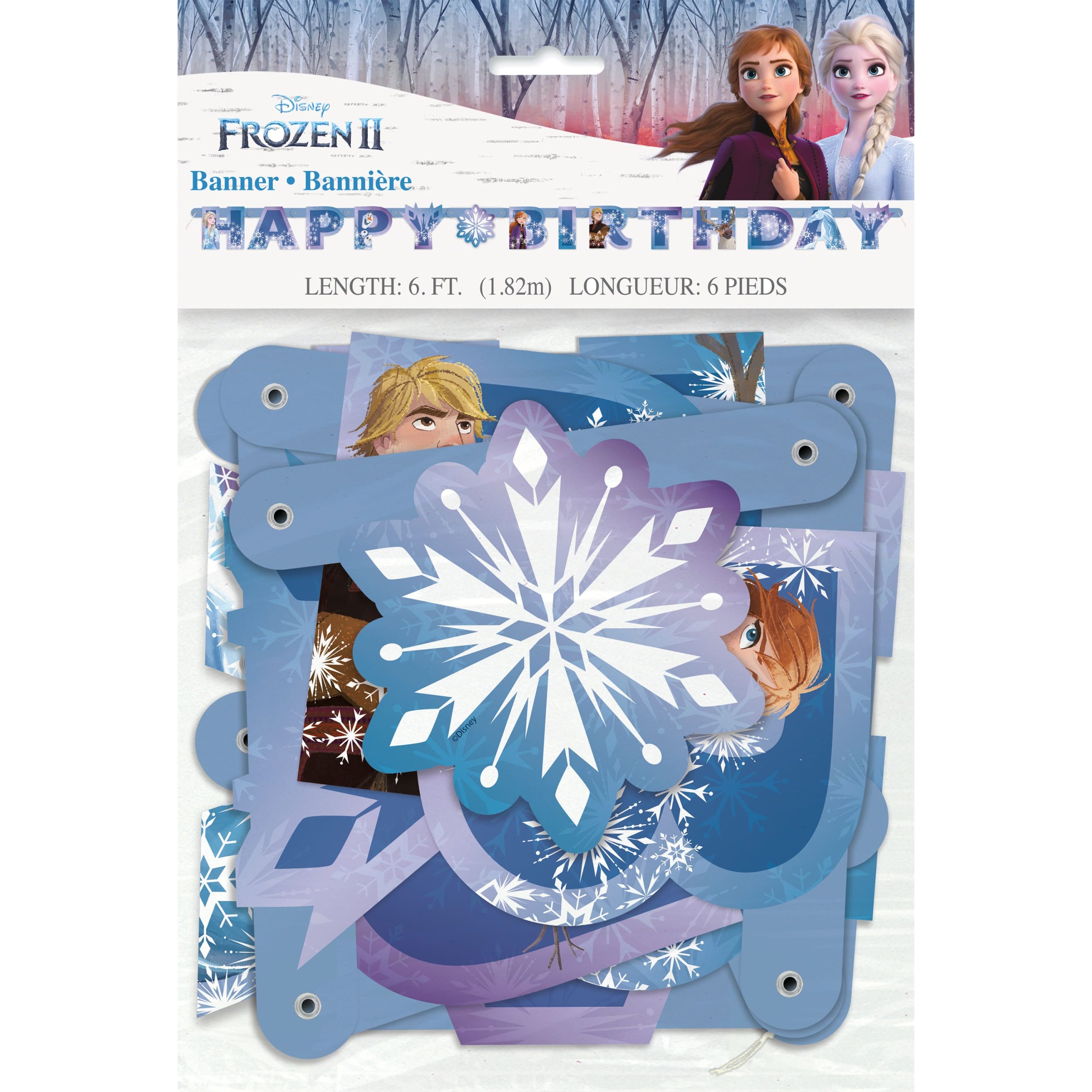 6ft. Disney® Frozen 2 Birthday Banner - Image 2