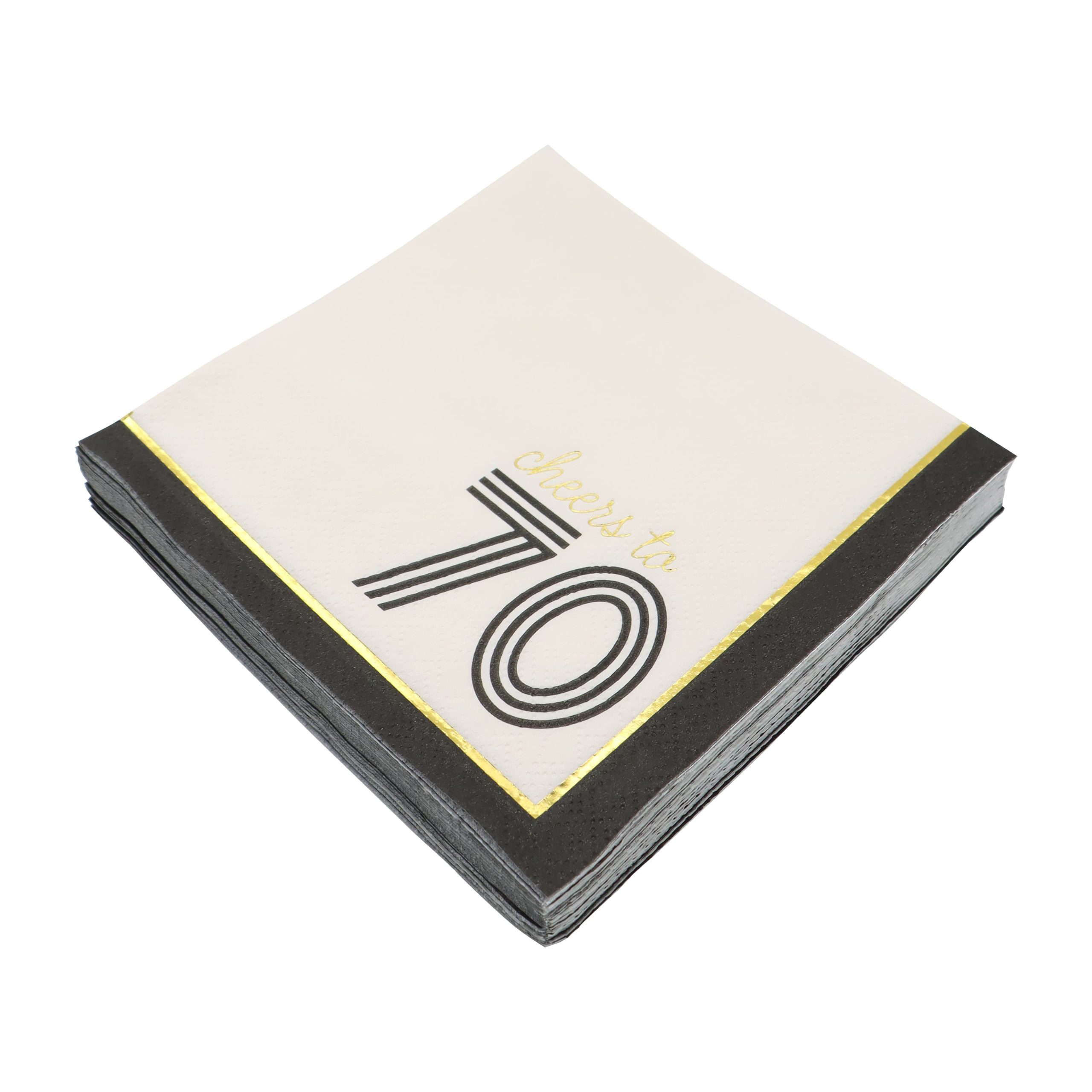 Cheers to 70 Beverage Napkins, 20ct. by Celebrate It™ - Image 3