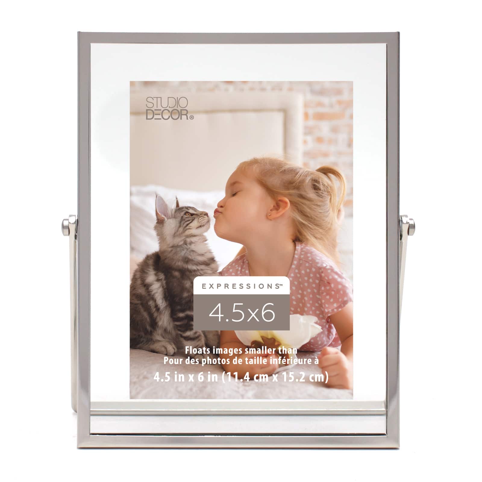 Expressions™ Silver Metal Tabletop Float Frame by Studio Décor®