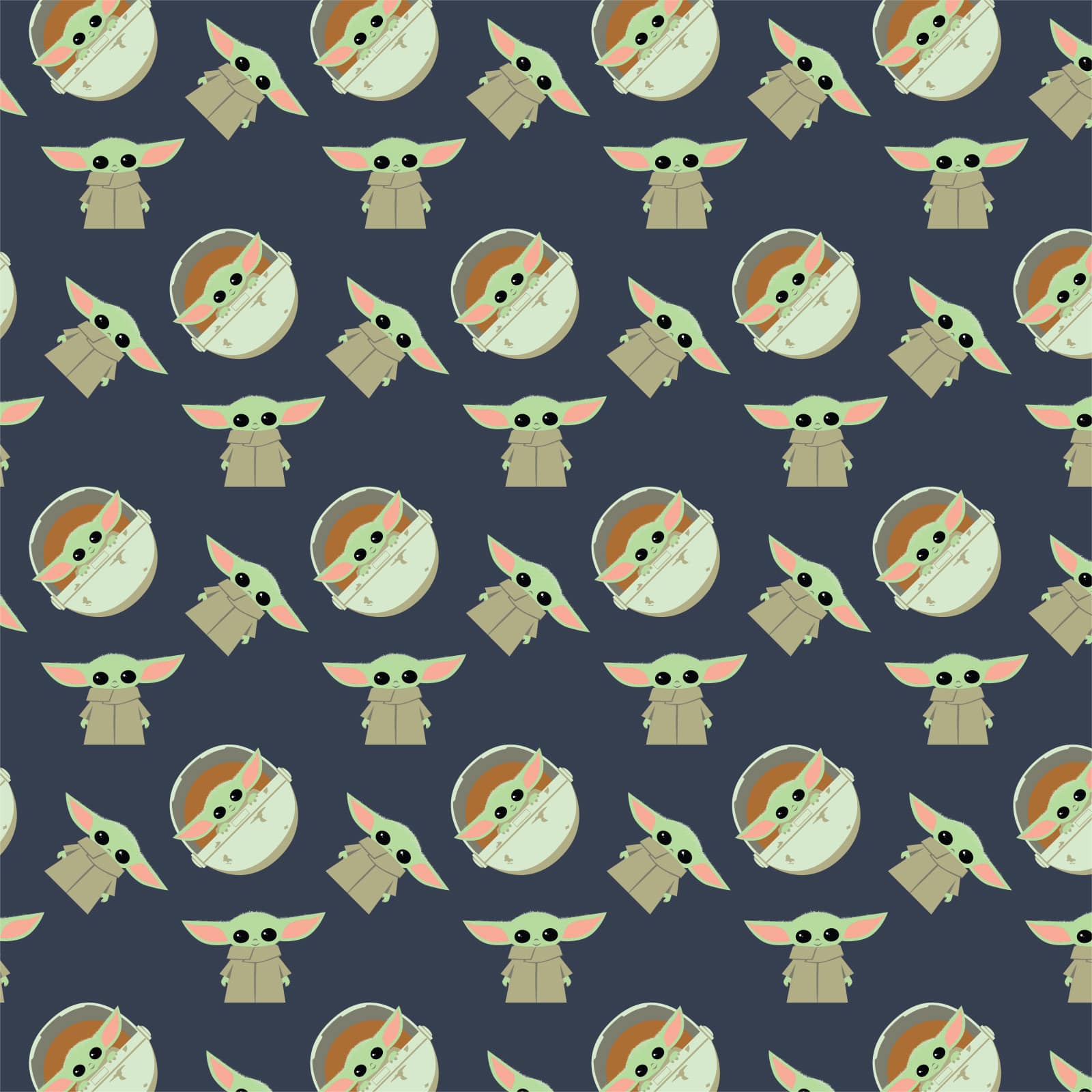 Star Wars™ Baby Yoda Toss Cotton Fabric