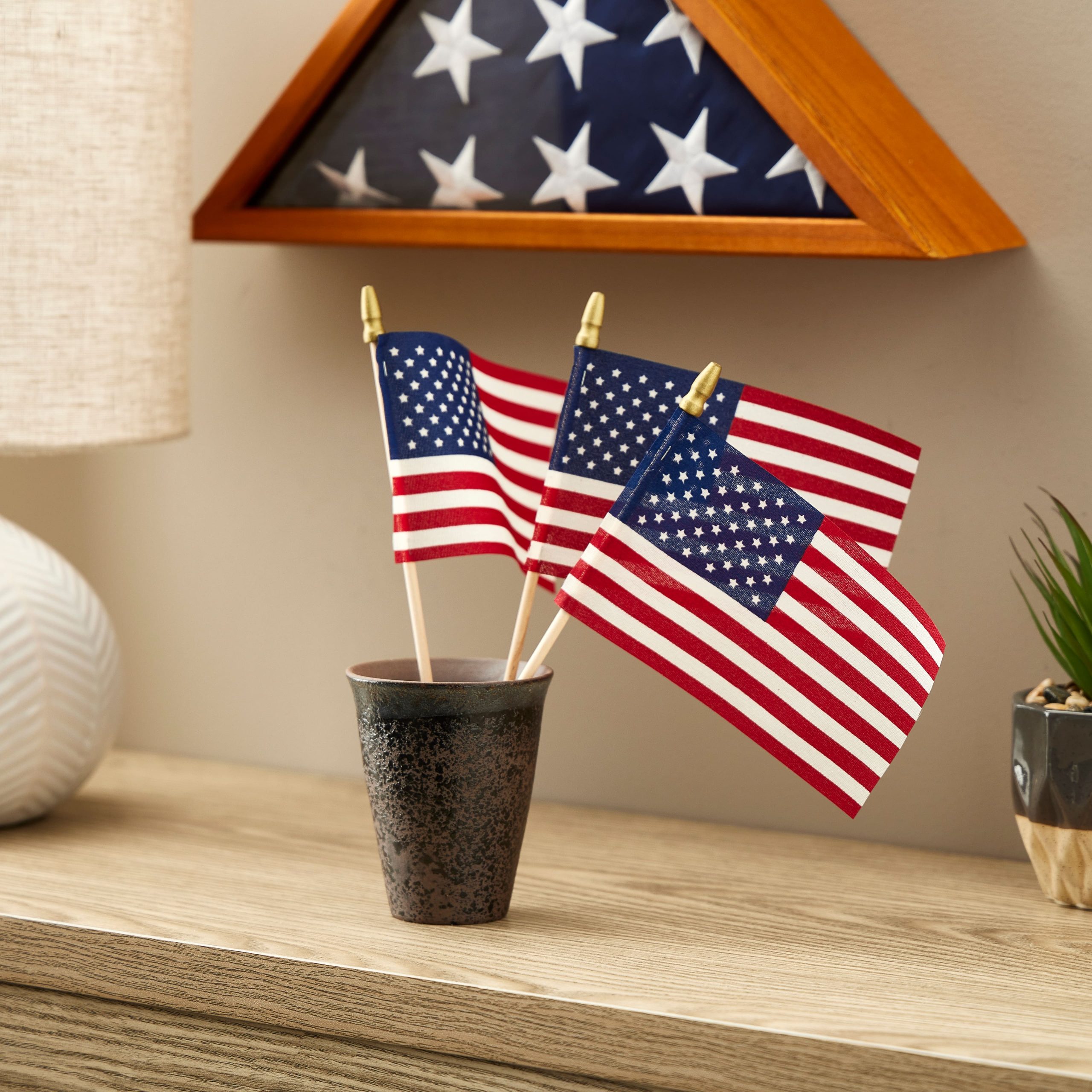 Valley Forge® Small American Flags, 4-Pack - Image 3
