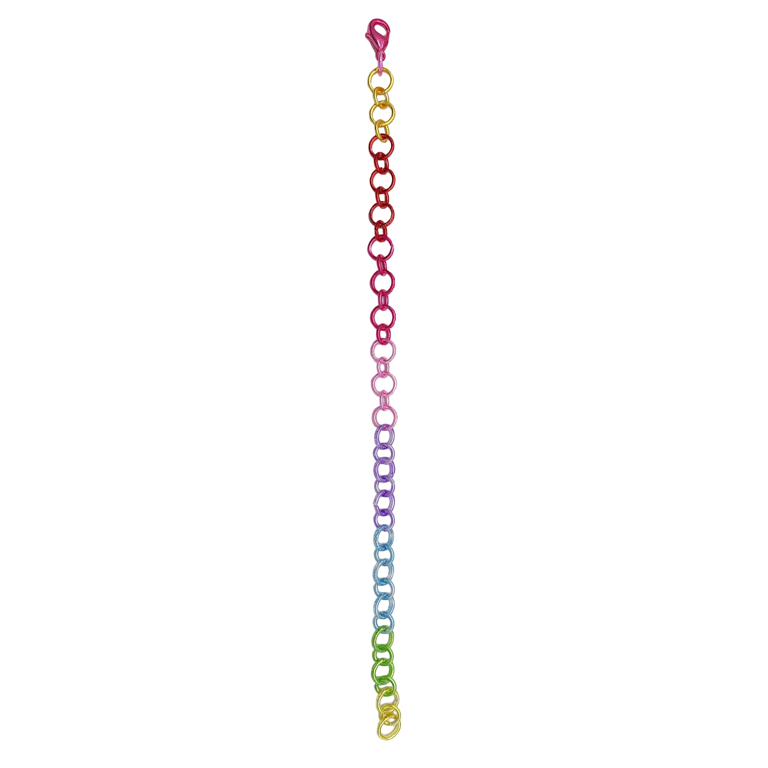 Rainbow Long & Short Charm Bracelet by Bead Landing™ - Image 3