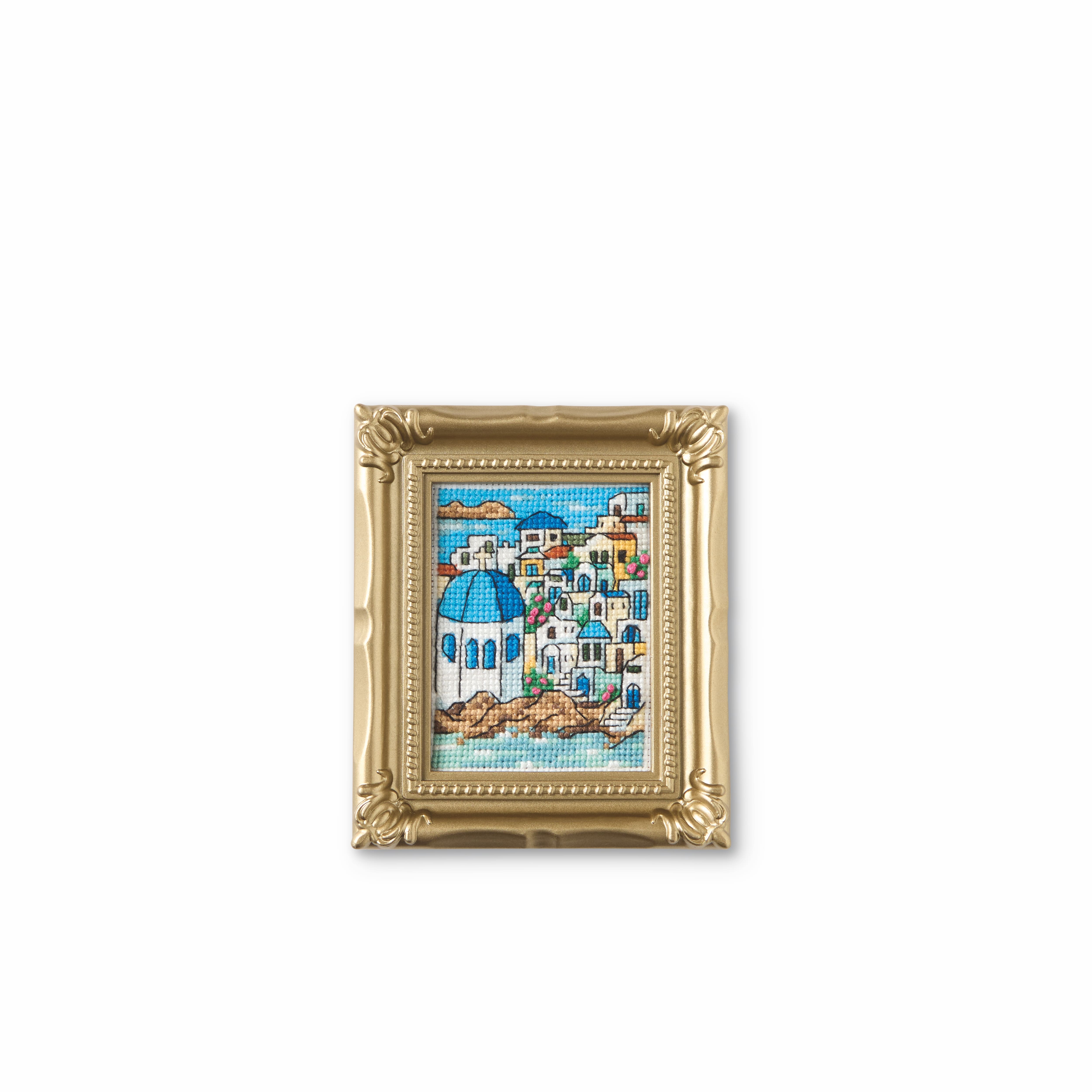 2" x 2.5" Santorini Cross Stitch Kit by Loops & Threads®