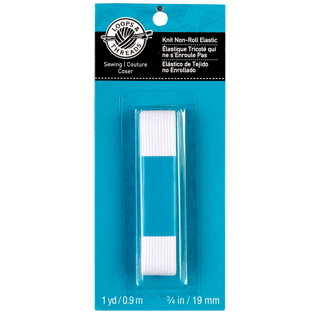 Loops & Threads™ Knit Non-Roll Elastic