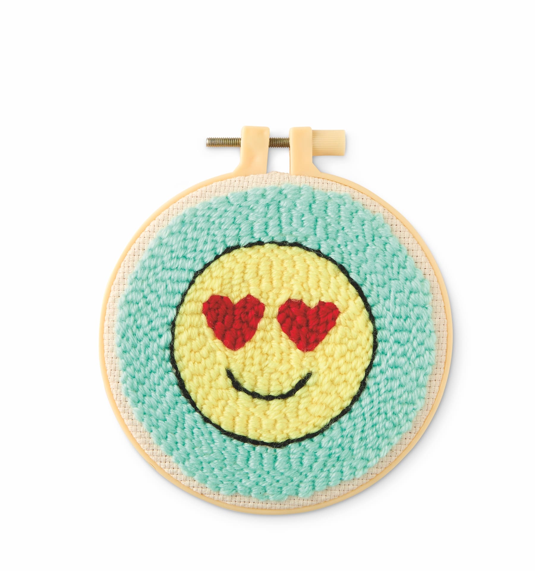 Punch Needle Heart Eye Emoji Kit by Creatology™
