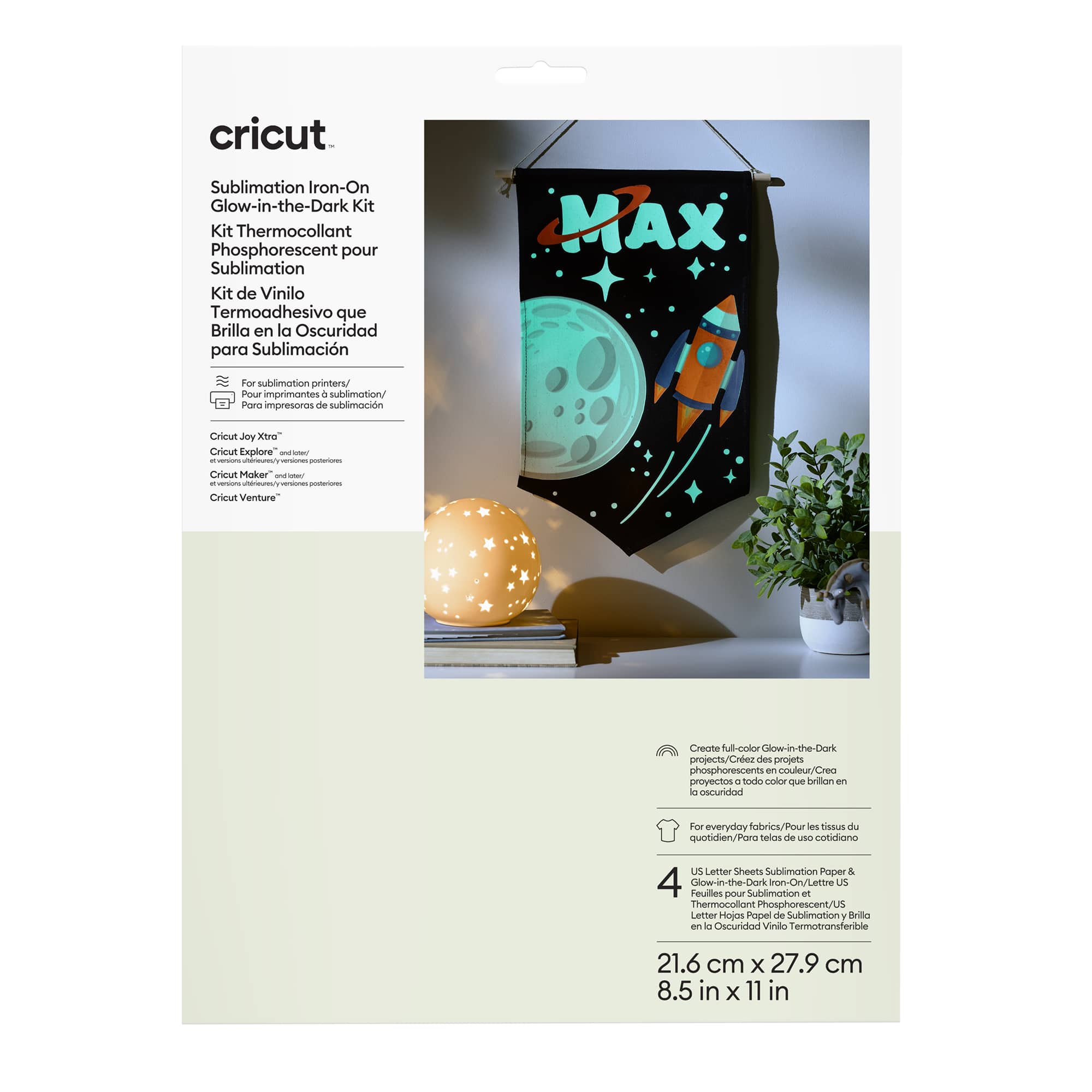 Cricut® Sublimation Glow-in-the-Dark Iron-On Kit