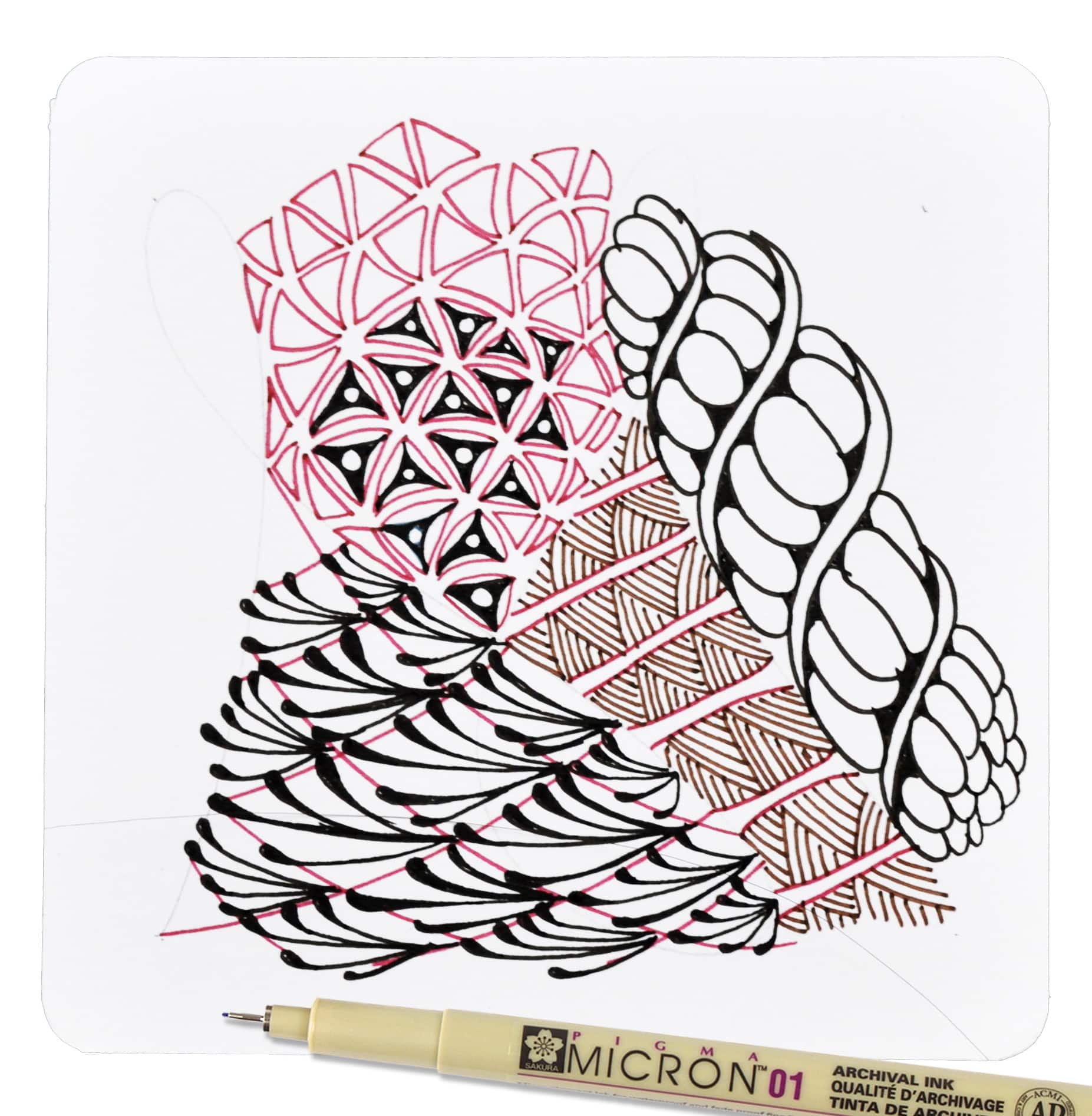 Pigma® Micron™ Fine Line Black 3 Piece Pen Set - Image 2
