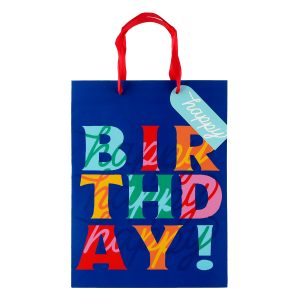 Large Birthday Overlay Gift Bag by Celebrate It™