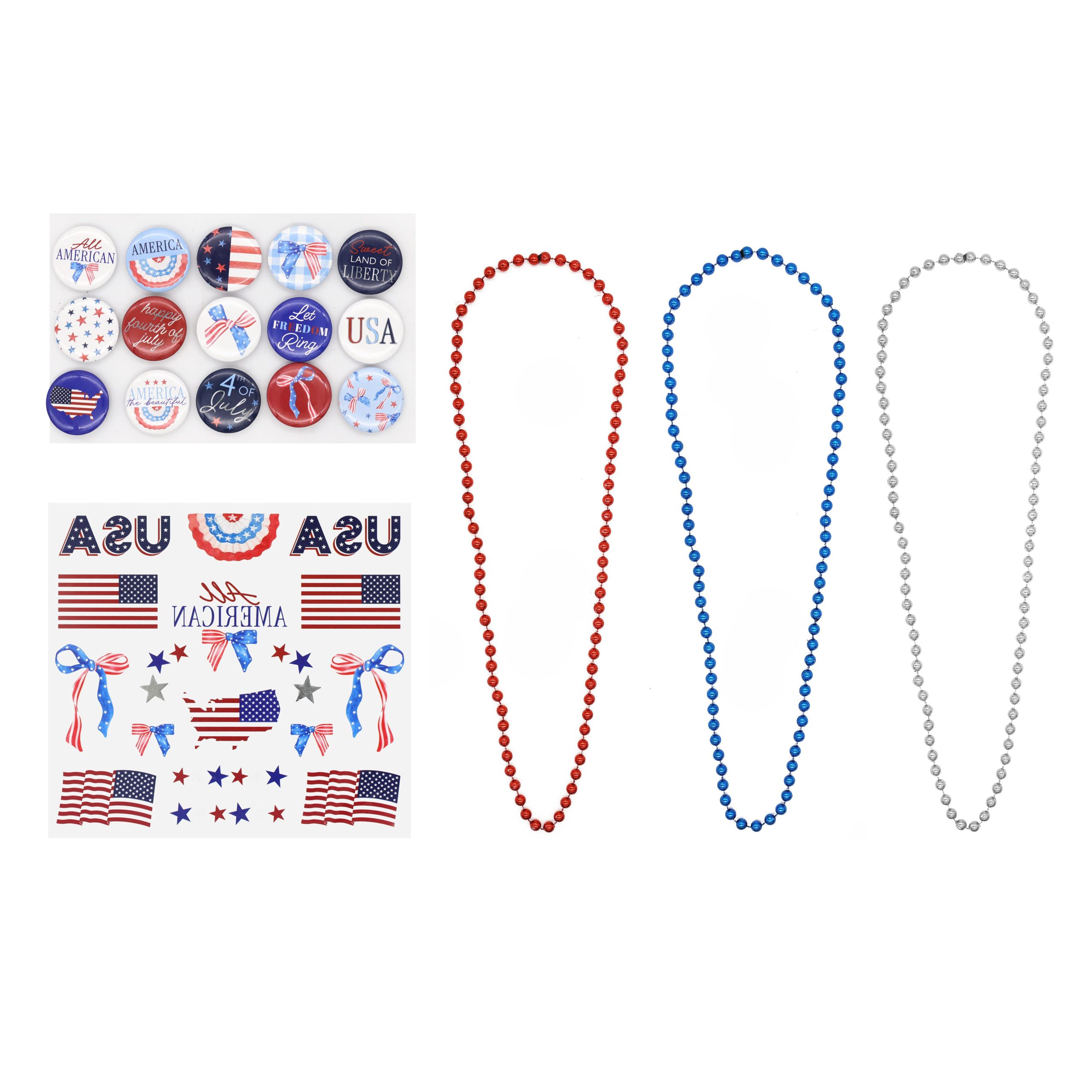 Red, White & Blue Flag Party Pack, 47ct. by Celebrate It™