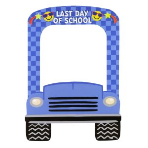 Class Rules! 23.25" x 16.25" School Bus Reversible Photo Frame by B2C™