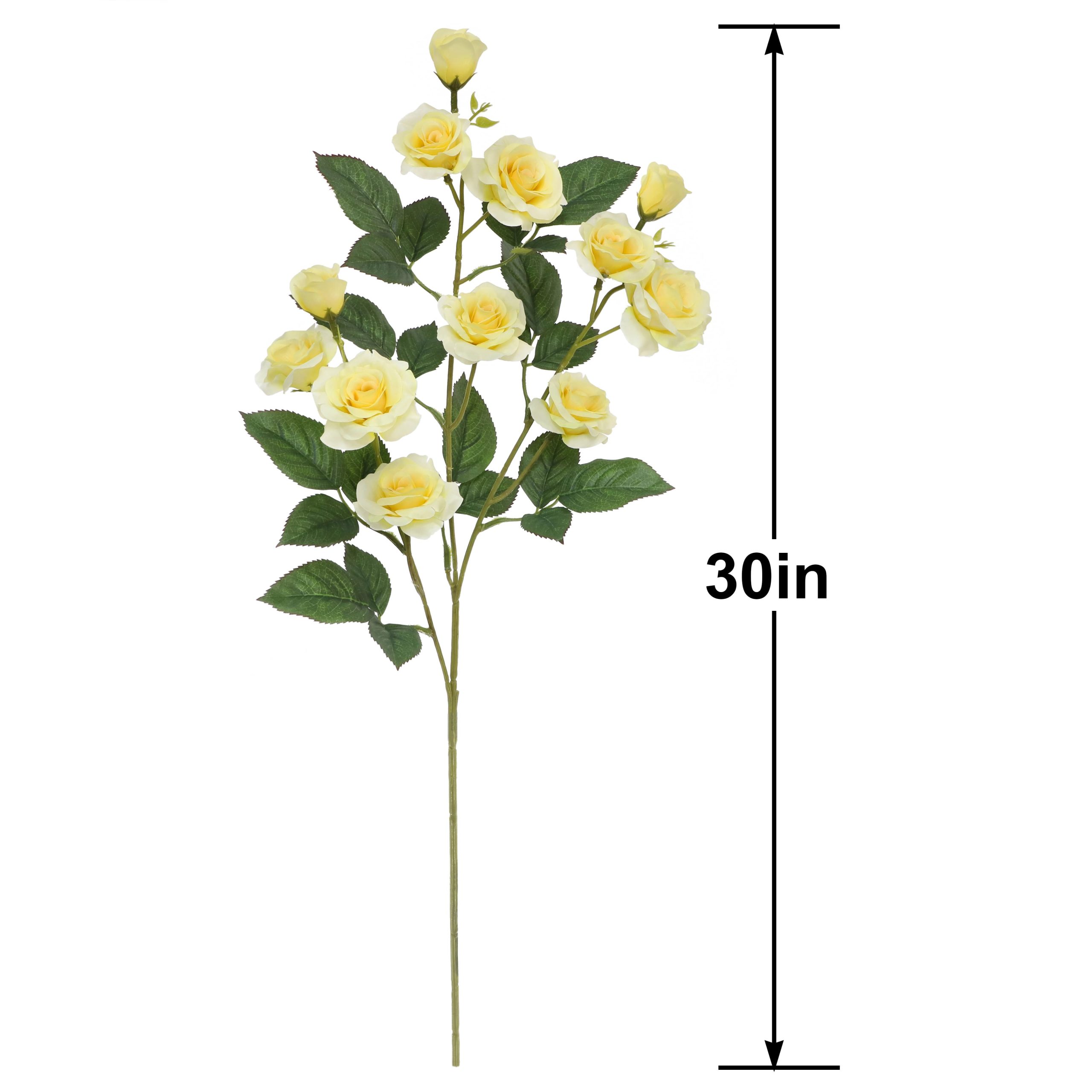 30" Two-Tone Yellow Rose Stem by Ashland® - Image 3