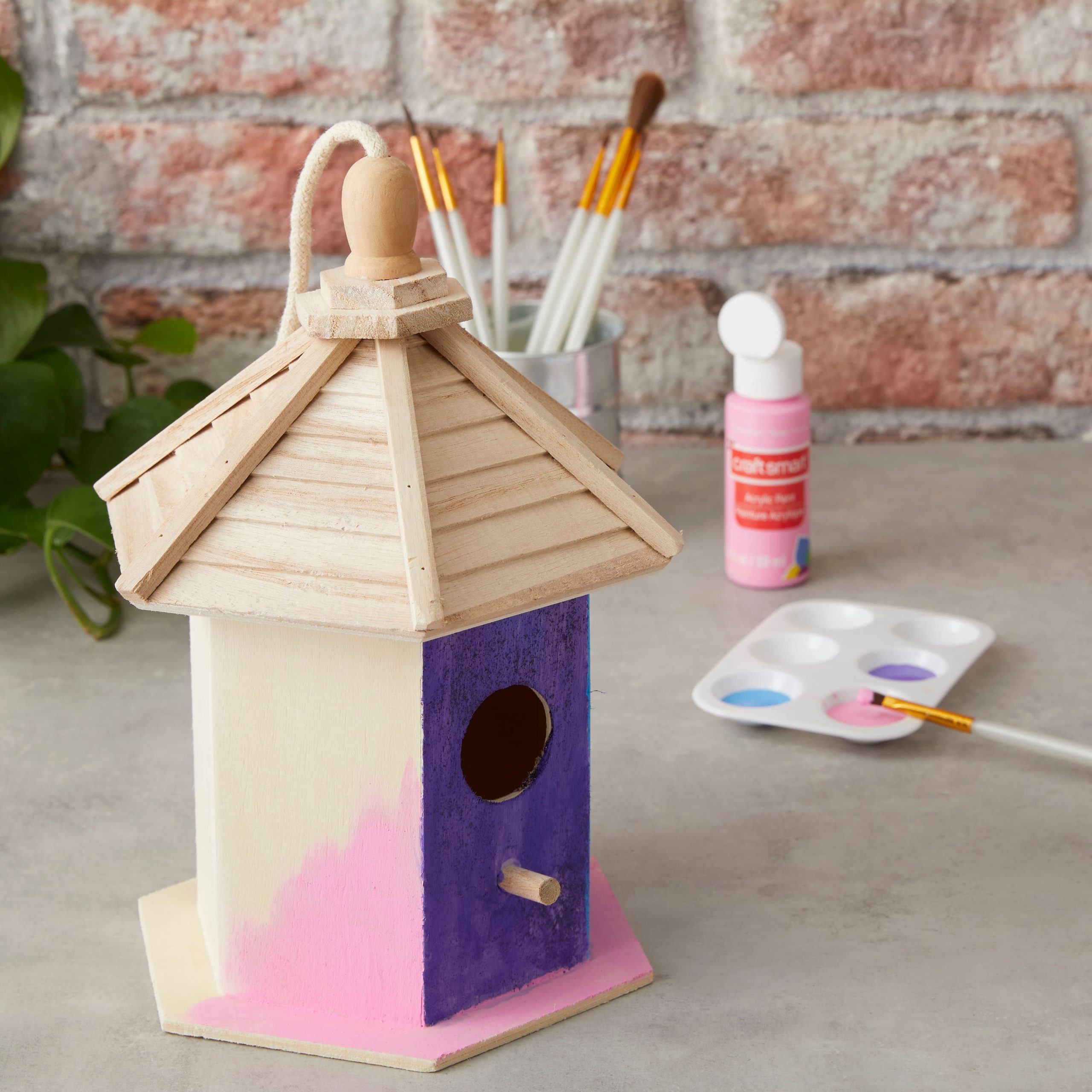 9.5" Wood Gazebo Birdhouse by Make Market® - Image 2