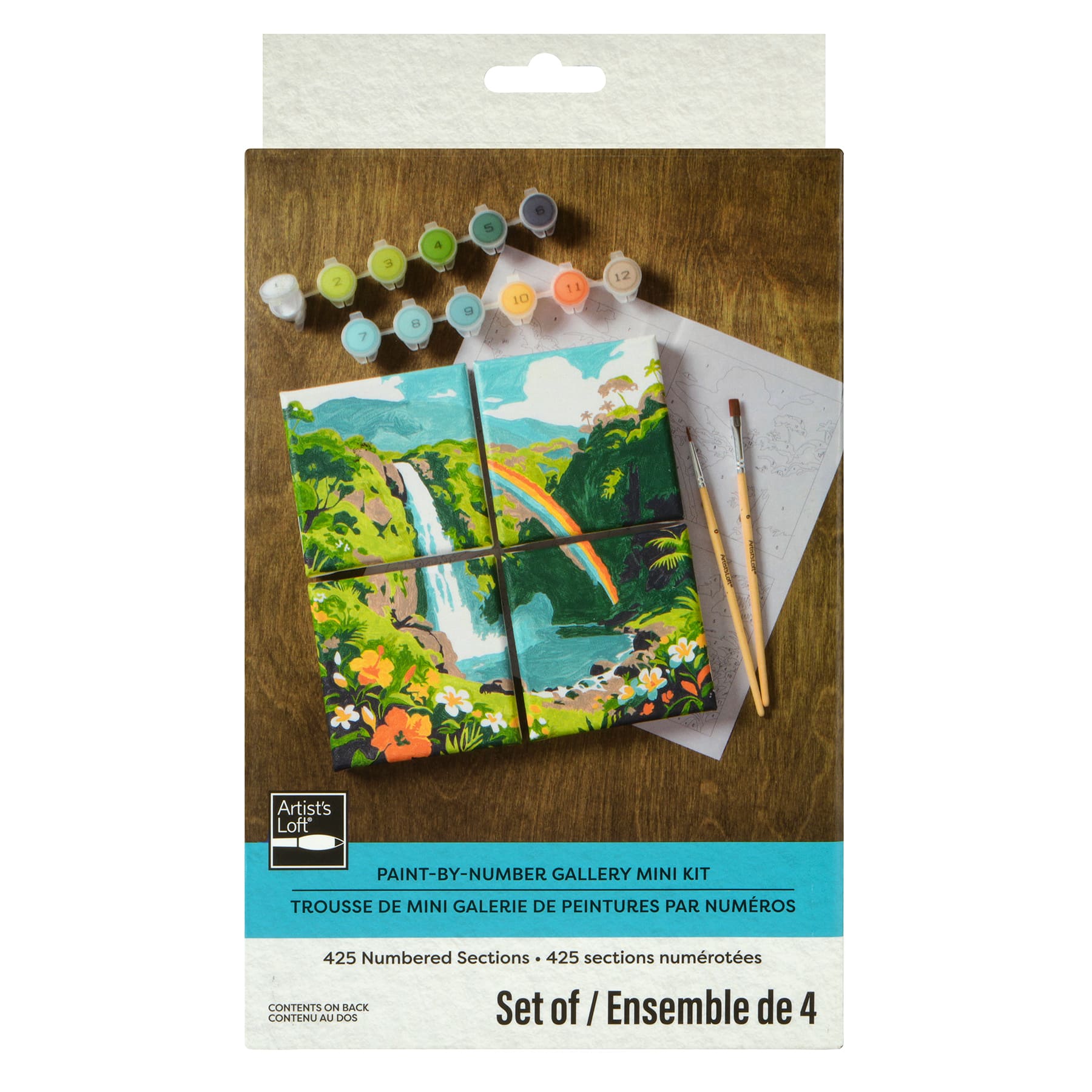 Waterfall Paint-by-Number Gallery Mini Kit by Artist's Loft®