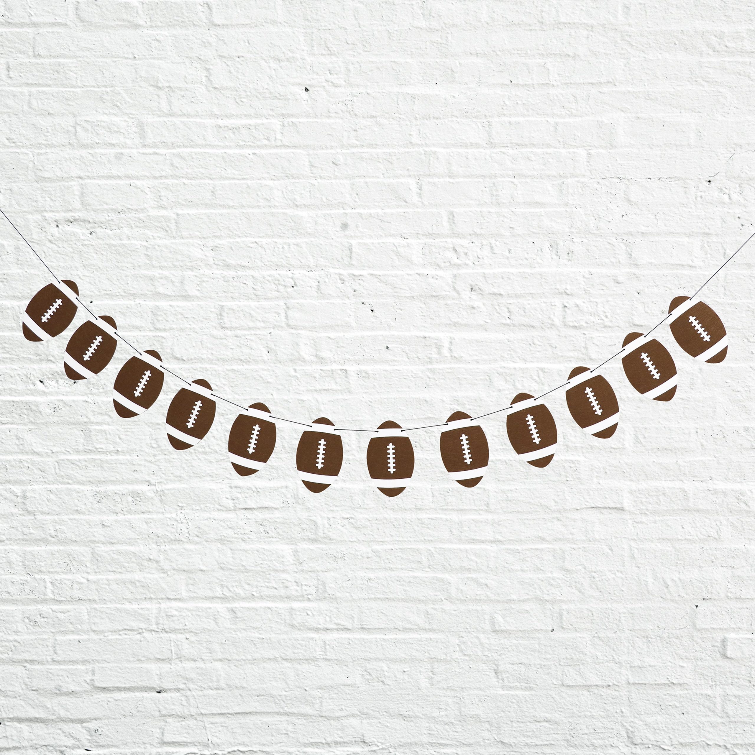 8ft. Football Felt Banner by Celebrate It™