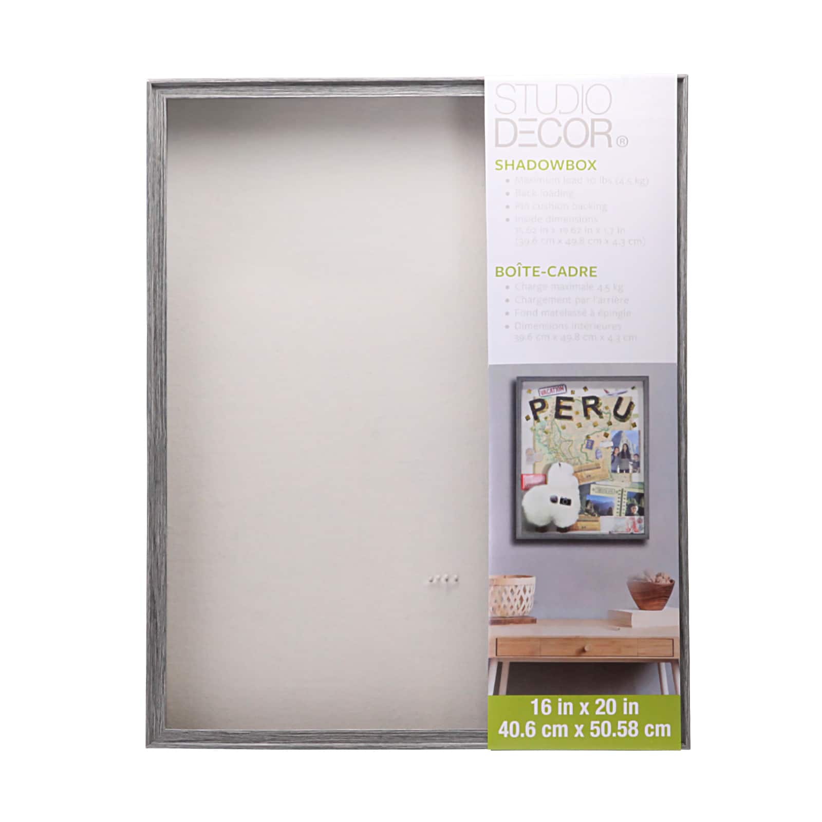 Gray Shadow Box by Studio Décor®