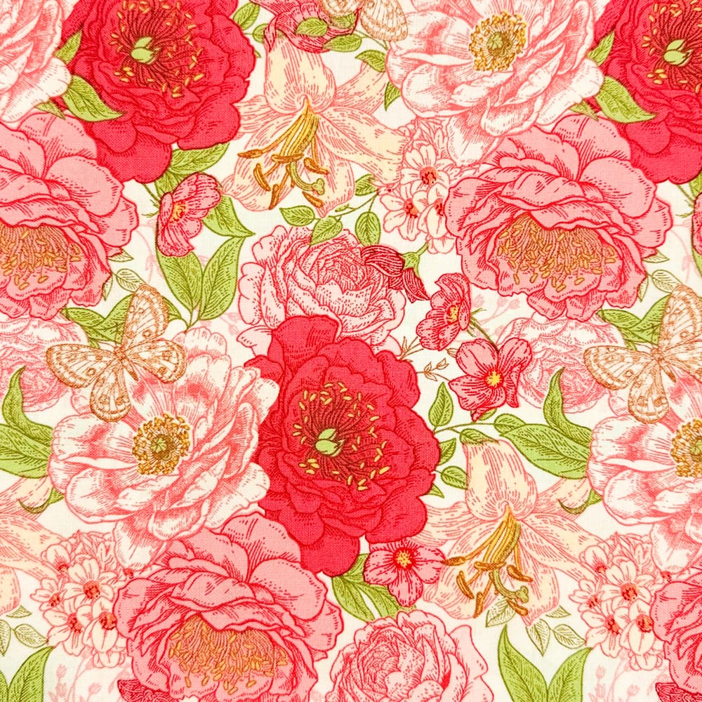 Northcott Lush Floral Cotton Quilting Fabric