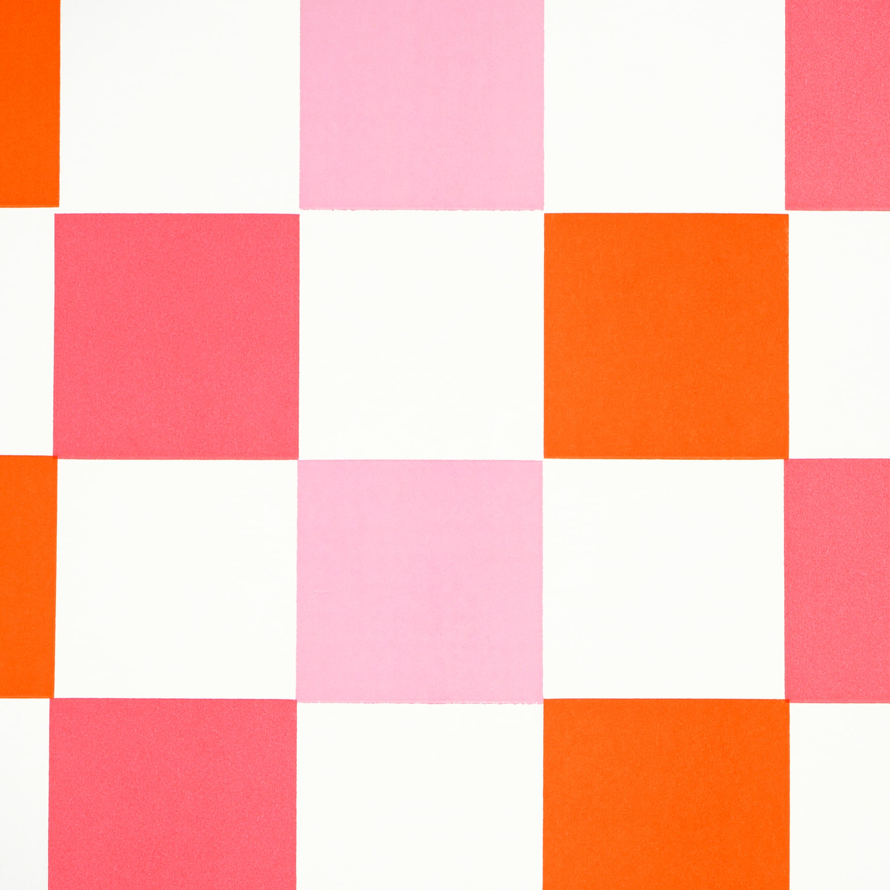 Class Rules! 48" x 12ft. Pink & Orange Checker Bulletin Board Paper by B2C™ - Image 2