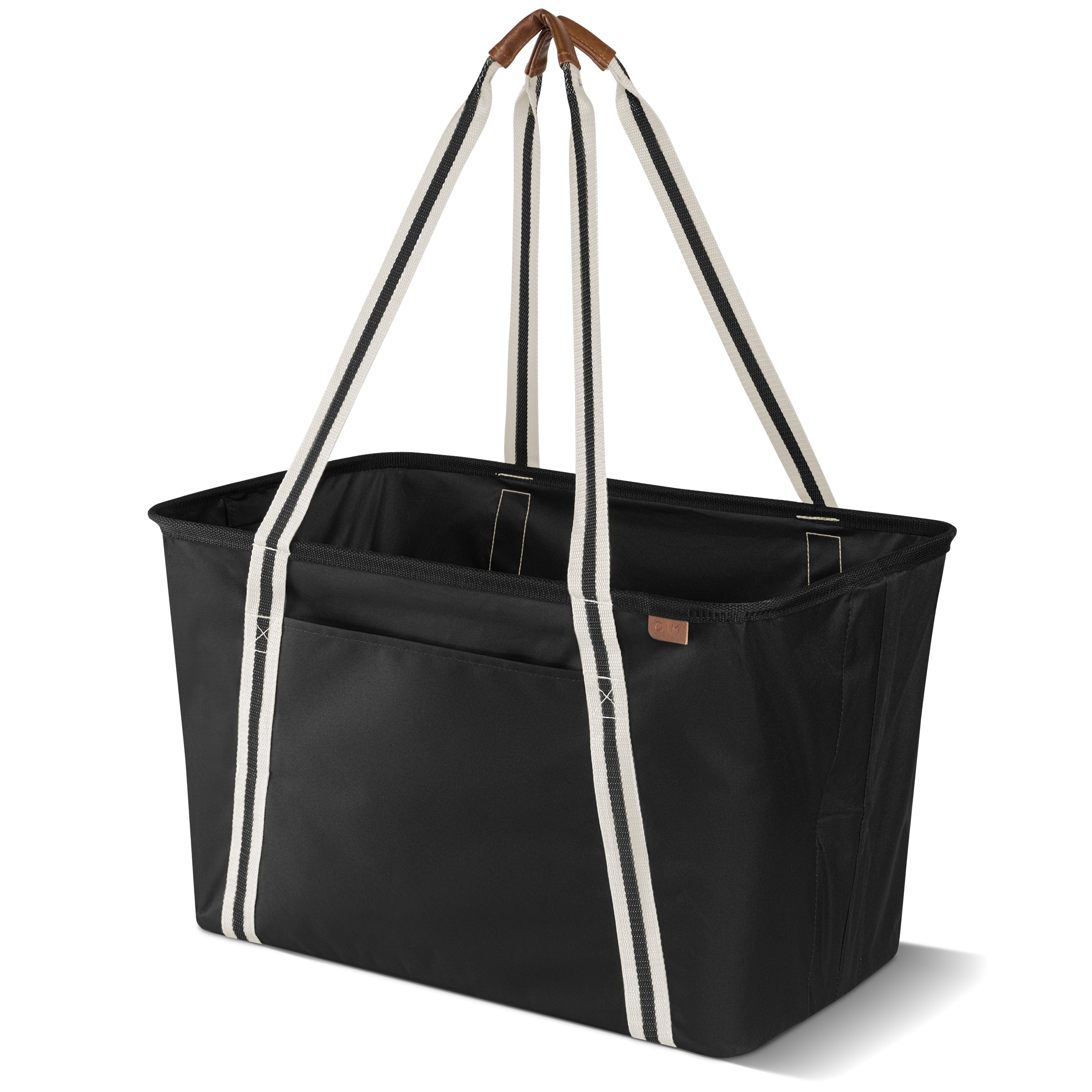 CleverMade® 64L Collapsible Carry-All Tote Luxe with Outside Pocket