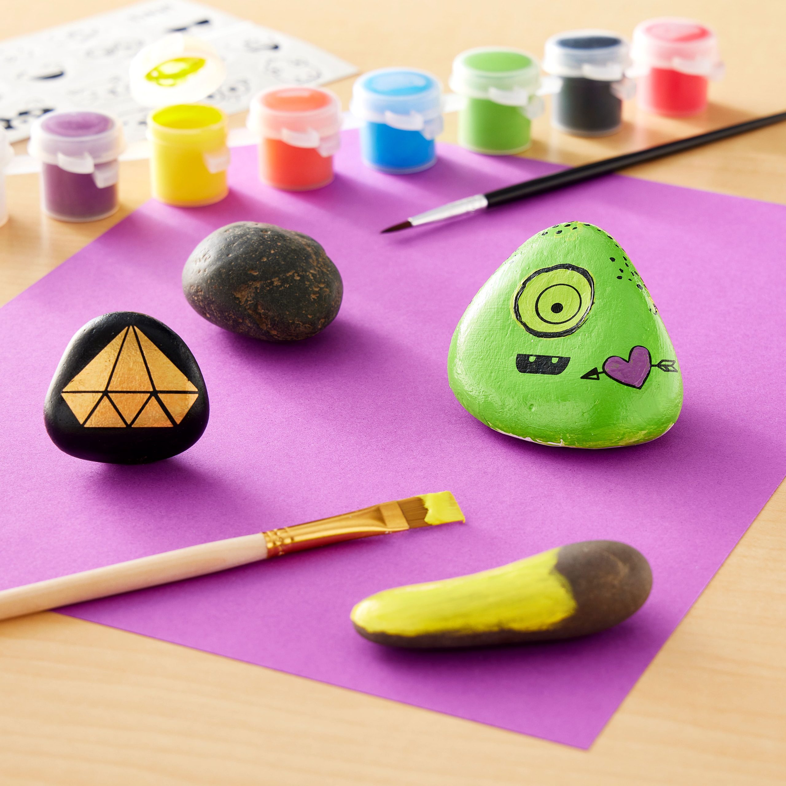 Faber-Castell® Creativity for Kids® Hide & Seek Rock Painting Kit - Image 3