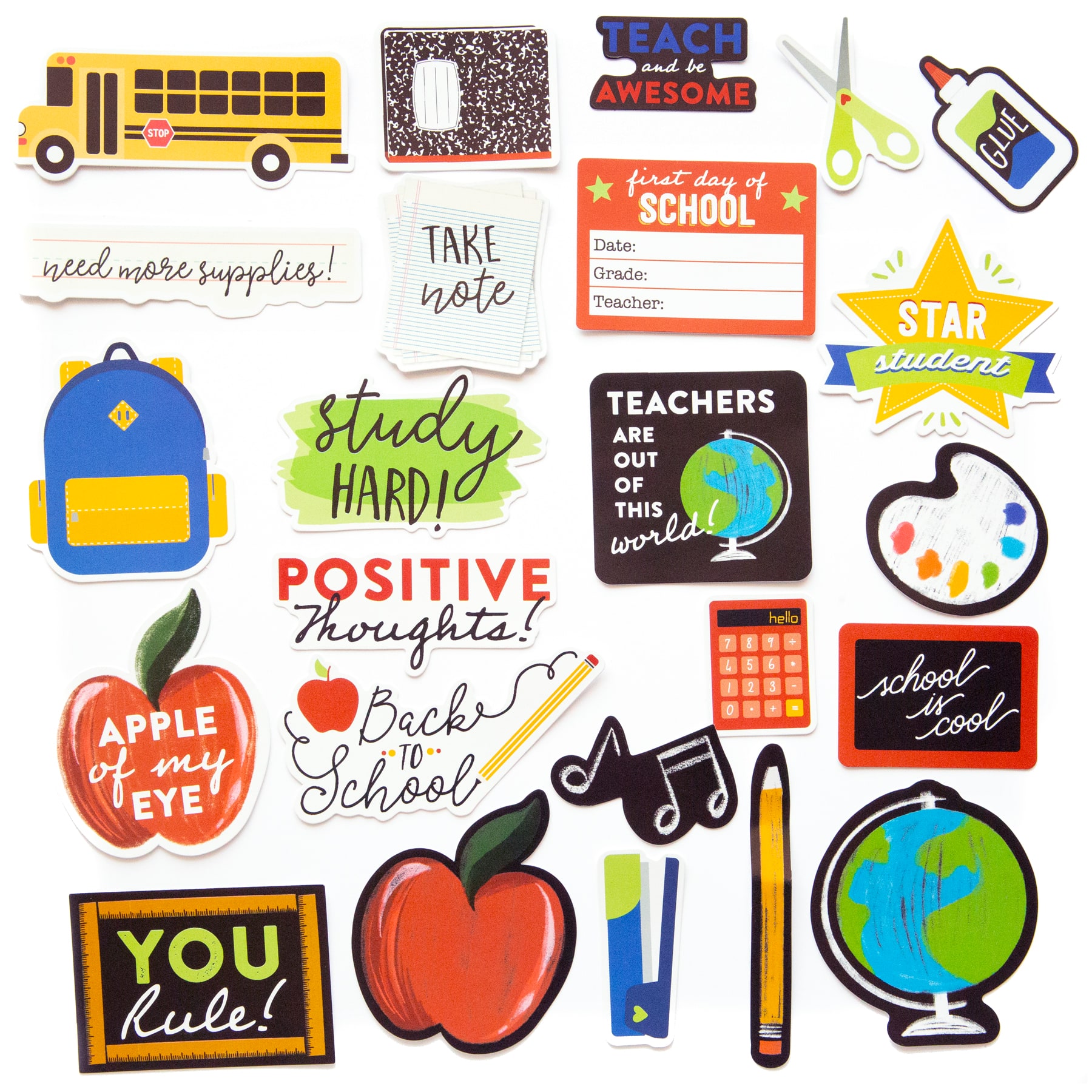 School Die Cut Stickers by Recollections™ - Image 3