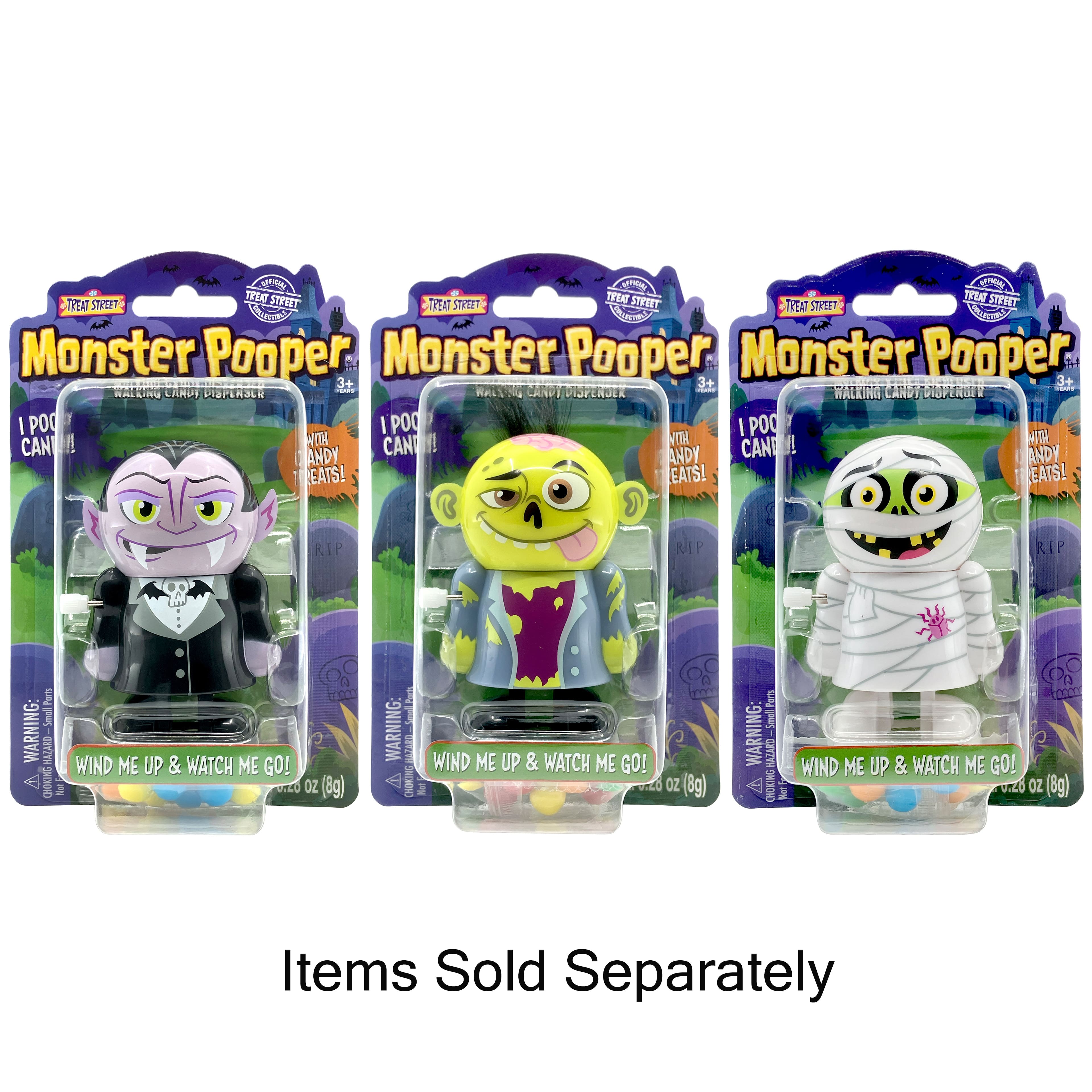 Assorted Treat Street® Monster Pooper® Walking Candy Dispenser