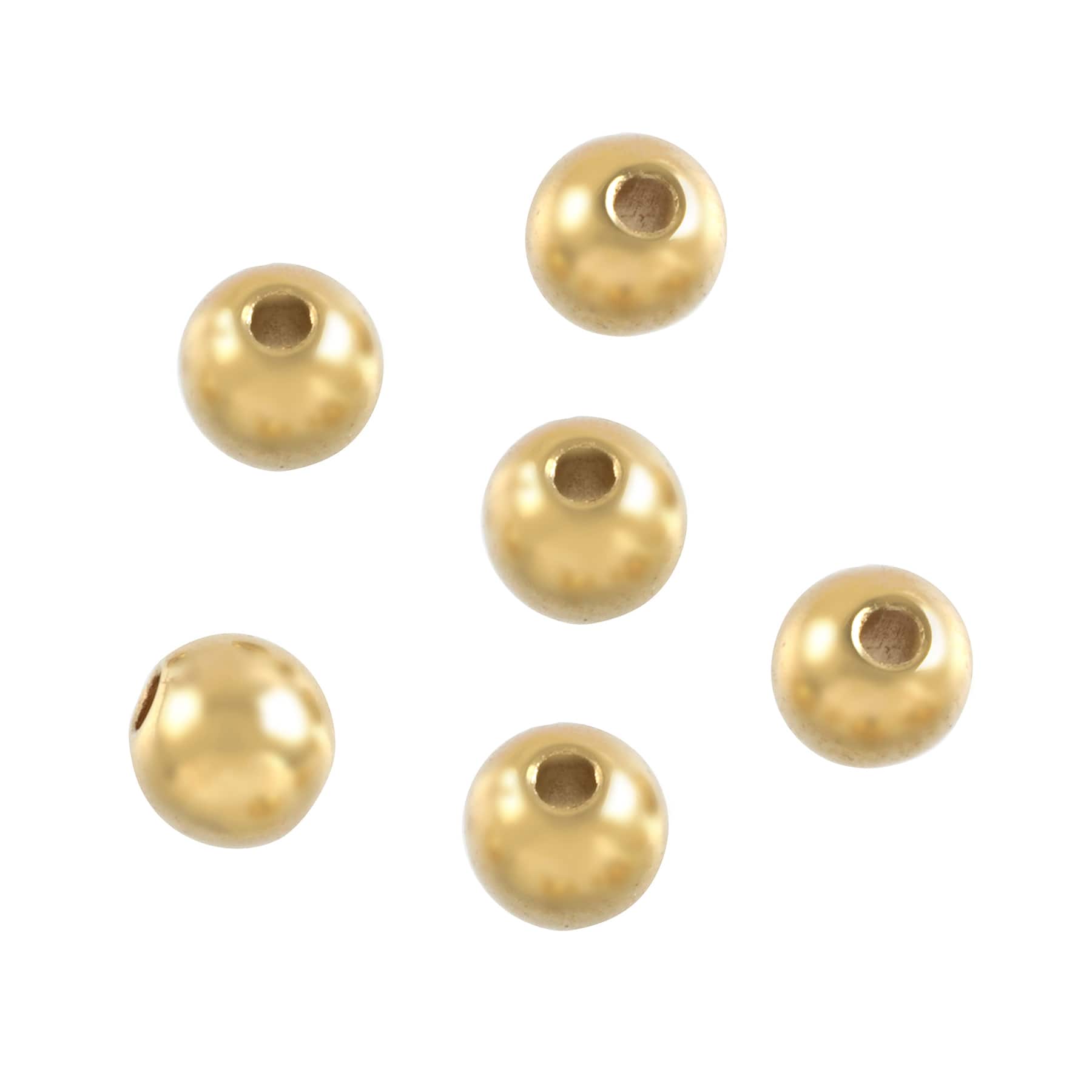 Metallic CCB Round Craft Beads by Bead Landing™