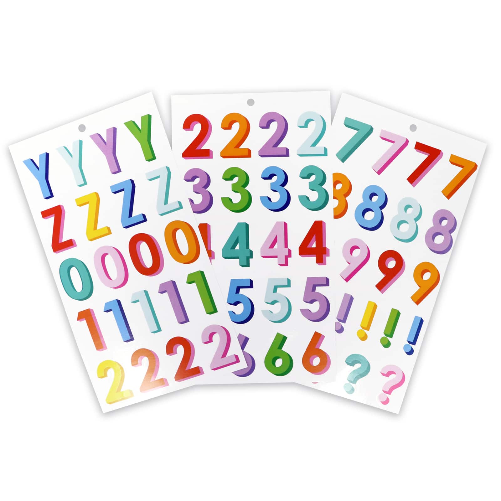 Multicolor Vinyl Alphabet Sticker Sheets by Recollections™ - Image 4