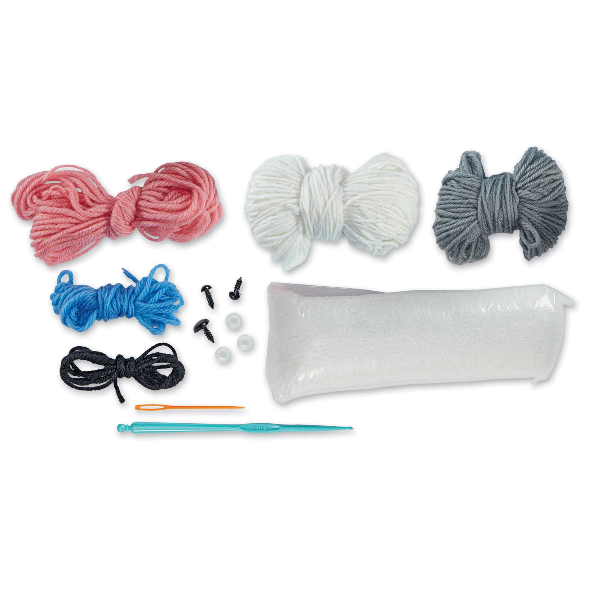 Intermediate Bulldog Amigurumi Crochet Kit by Loops & Threads® - Image 3
