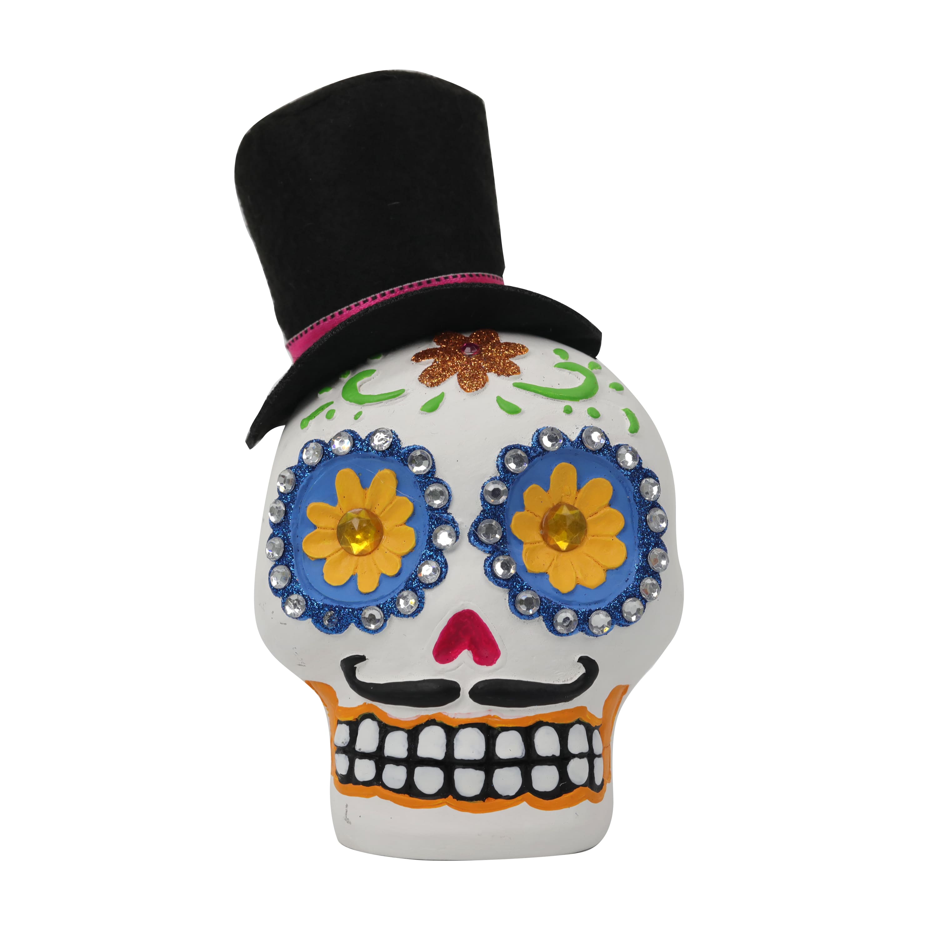 7" Skull with Hat Tabletop Décor by Ashland®