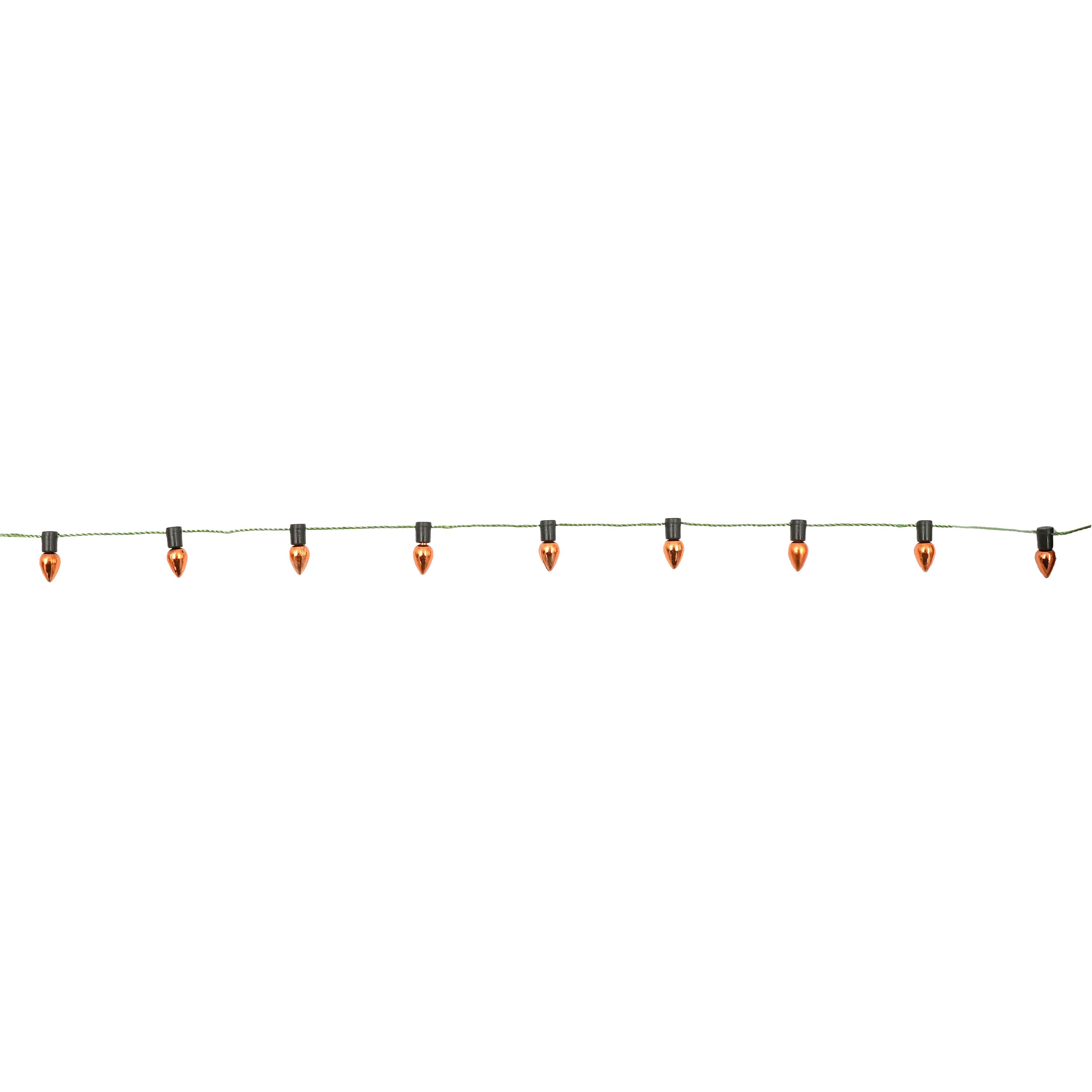 Mini 1yd. Orange Light Bulb Garland by Ashland®