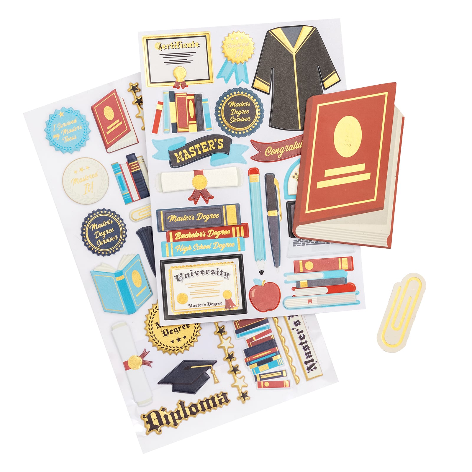 Master's Graduation Sticker Flip Pack by Recollections™ - Image 2