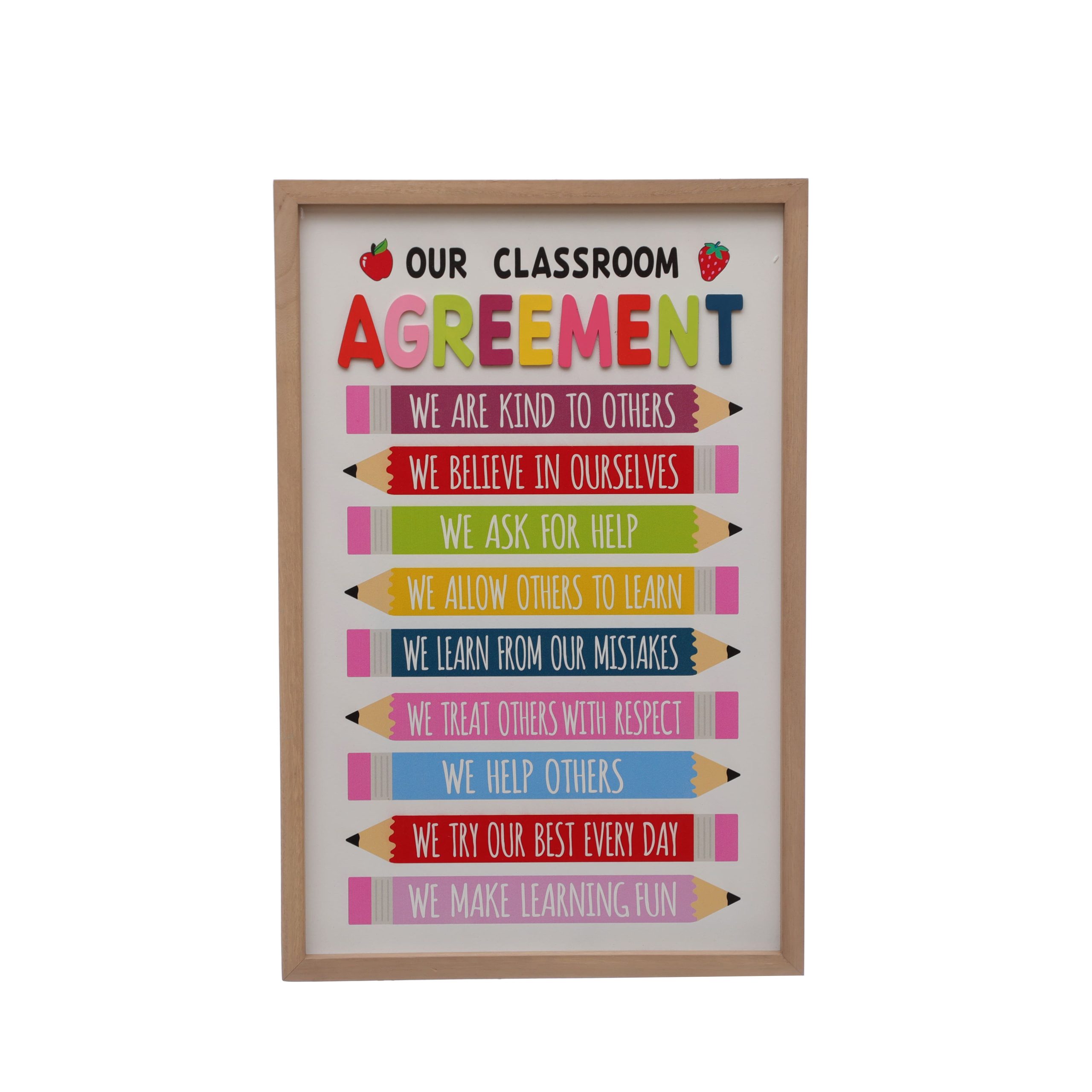 Class Rules! 13" x 19.75" Classroom Agreement Wall Décor by B2C™