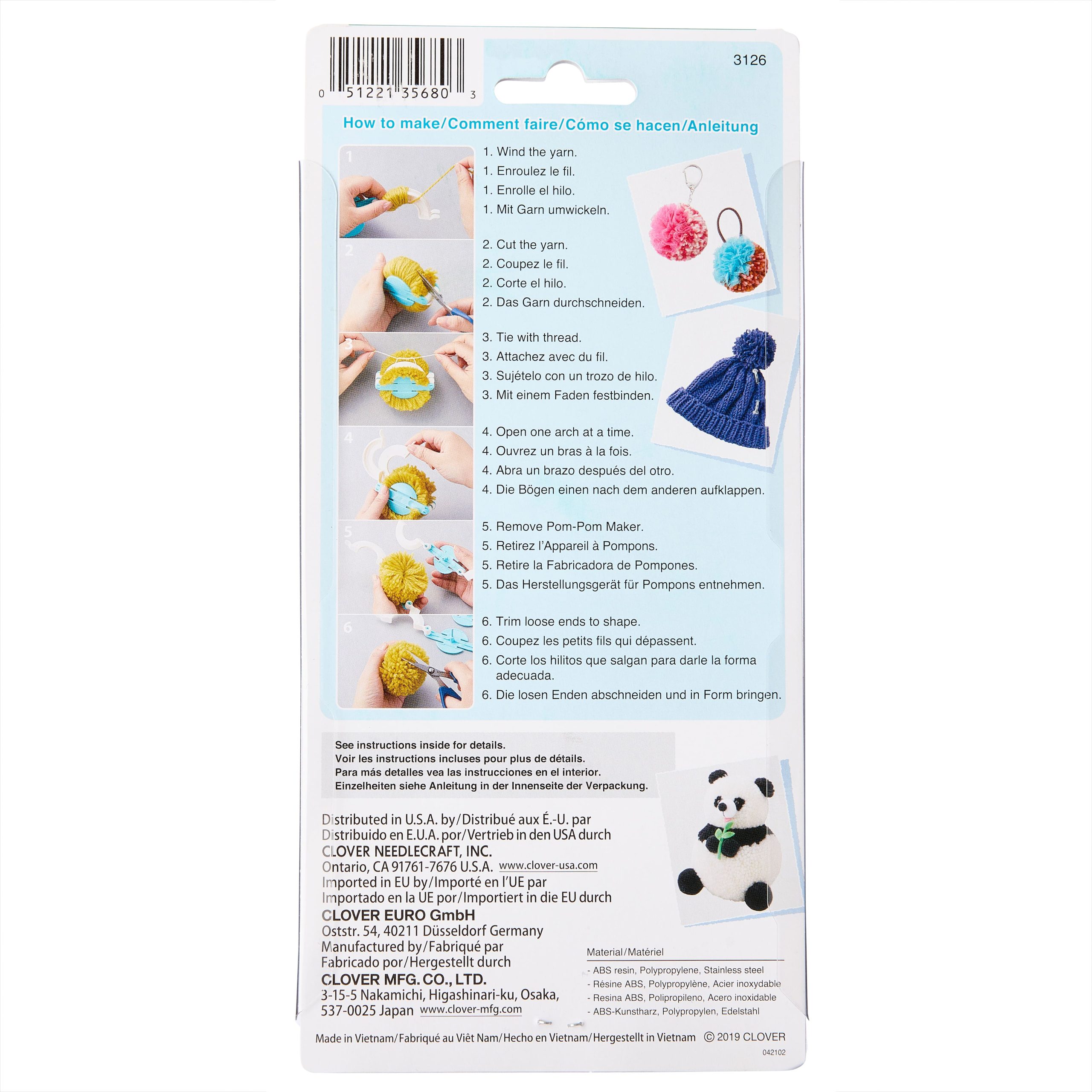 Clover Pom Pom Maker Set - Image 4