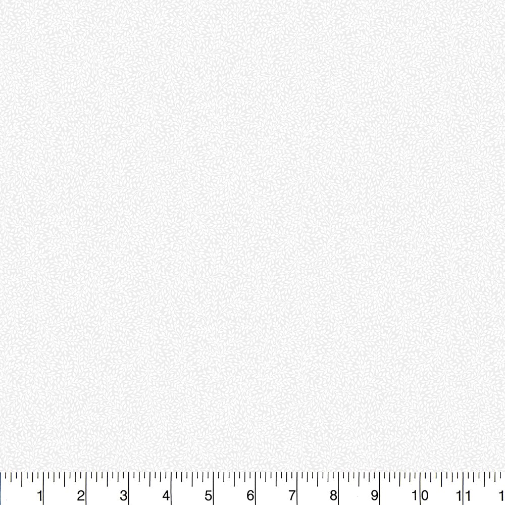 Fabric Traditions White Vine Cotton Quilting Fabric