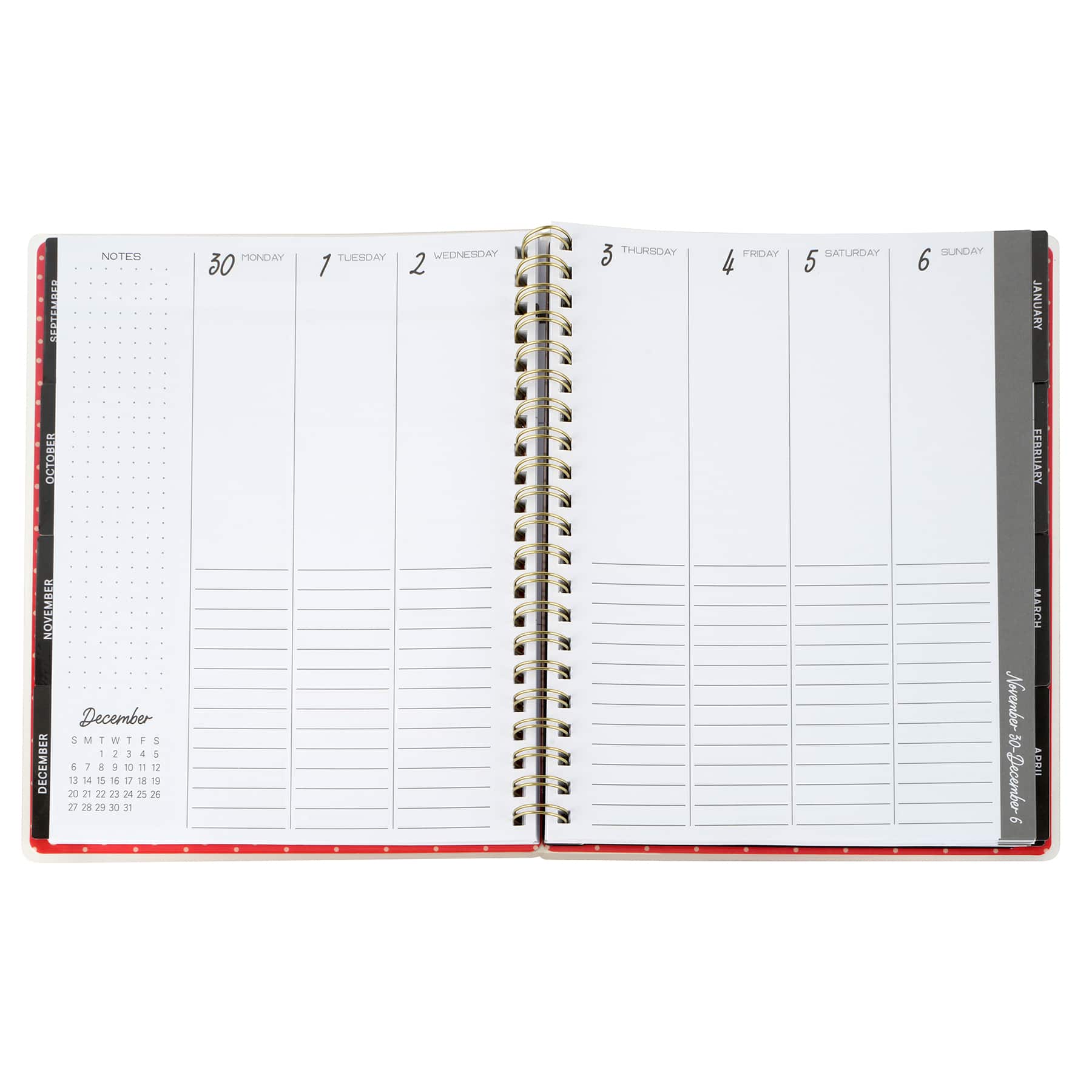 Back to School 9" x 11" 2026-2027 Wire Bound Teacher Planner by Recollections™ - Image 3
